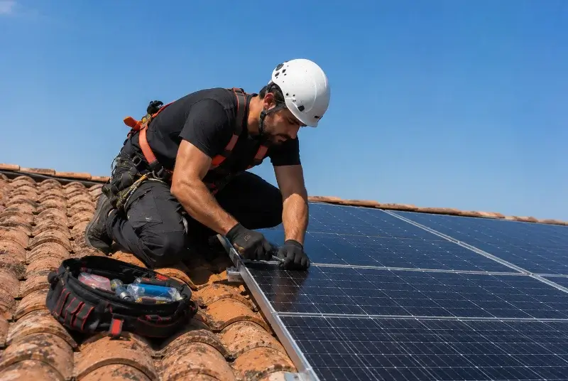 Maintenance et monitoring de panneaux solaires à Onnaing